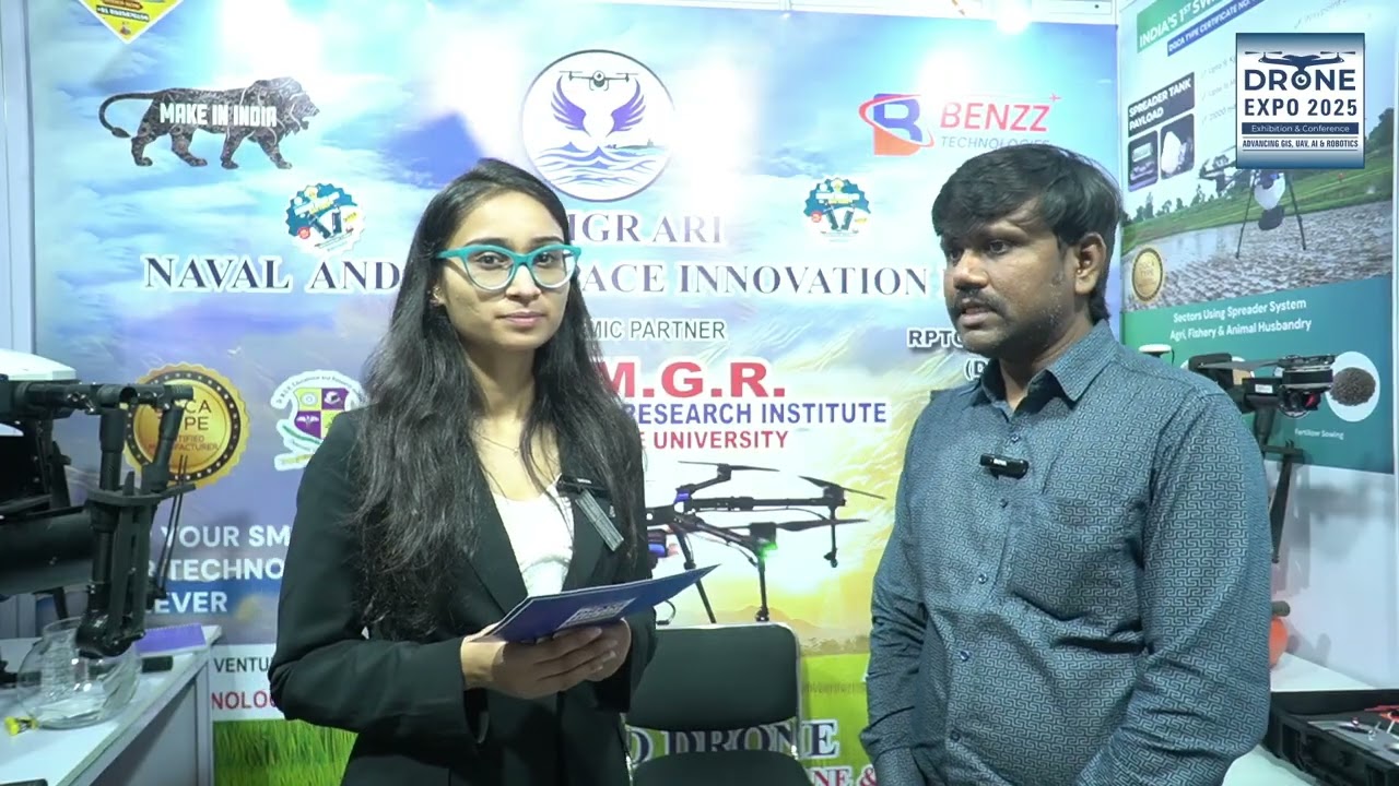 Dr MGR ARI Naval and Aerospace Innovation at Drone Expo 2025 | 25th to 27th September 2025 | Mumbai