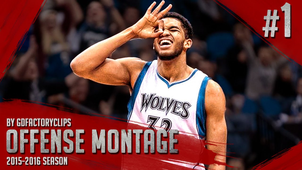 Karl-Anthony Towns ROY Offense Highlights Montage (Part 1) 2015/2016 - BEAST MODE!