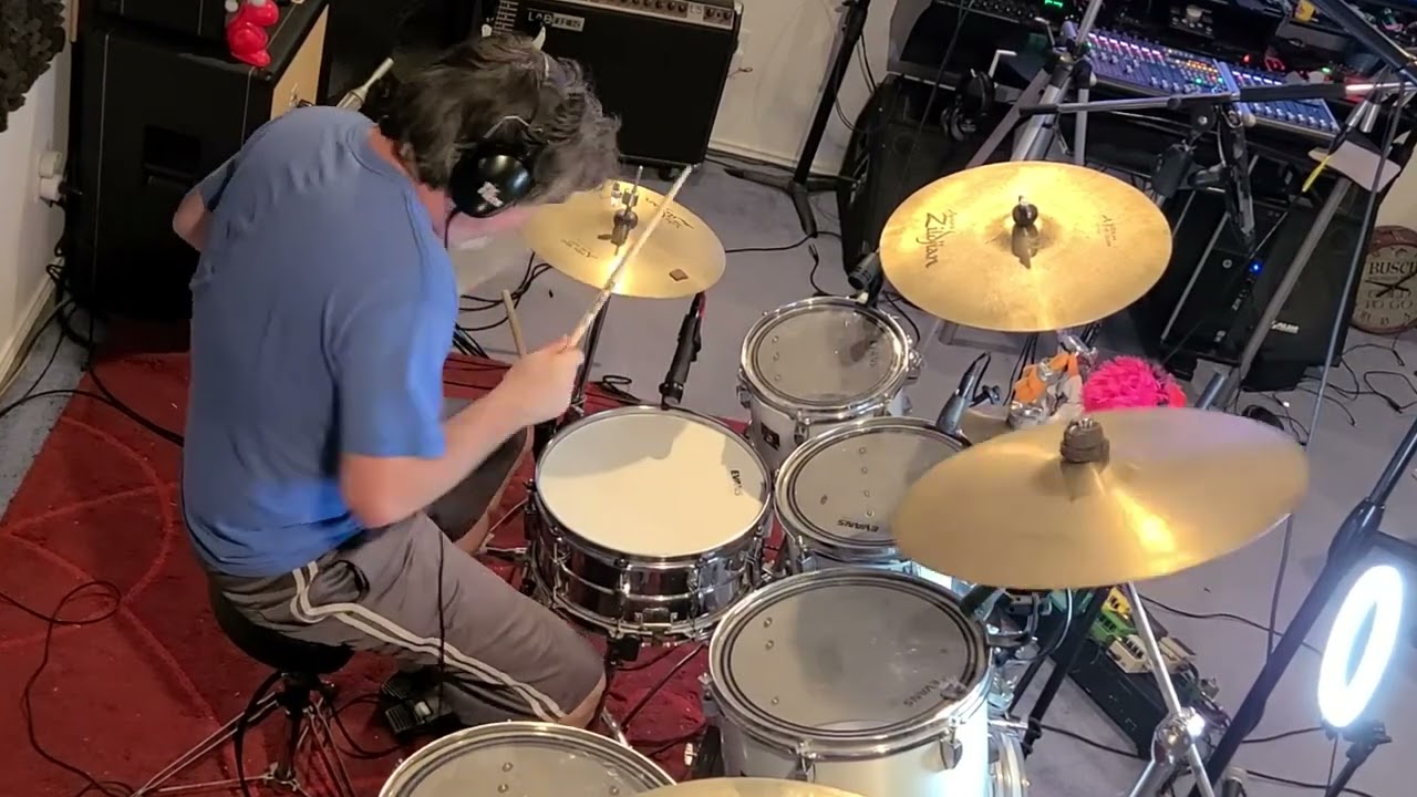 Love Her Madly Drum Playthrough - Stoke The Fire - A2Z - The Doors - One Man Band Cover