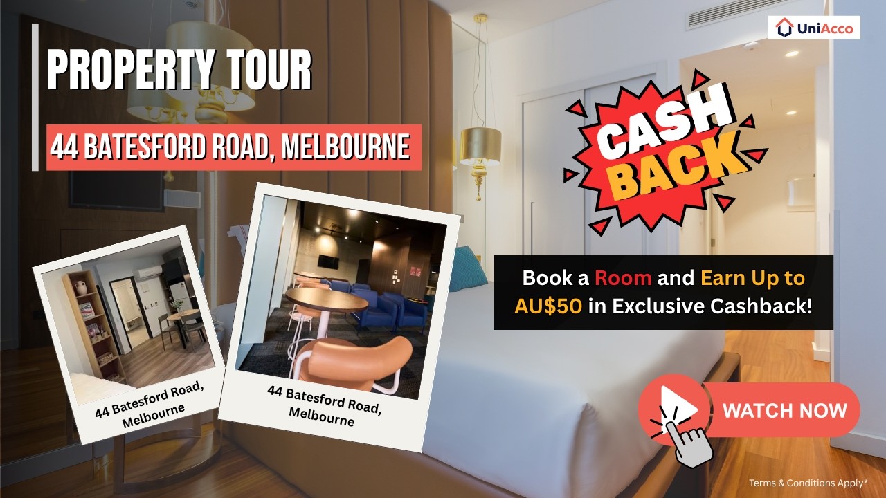 Property Tour 44 Burford Road Melbourne | Student Accommodation in Melbourne | UniAcco