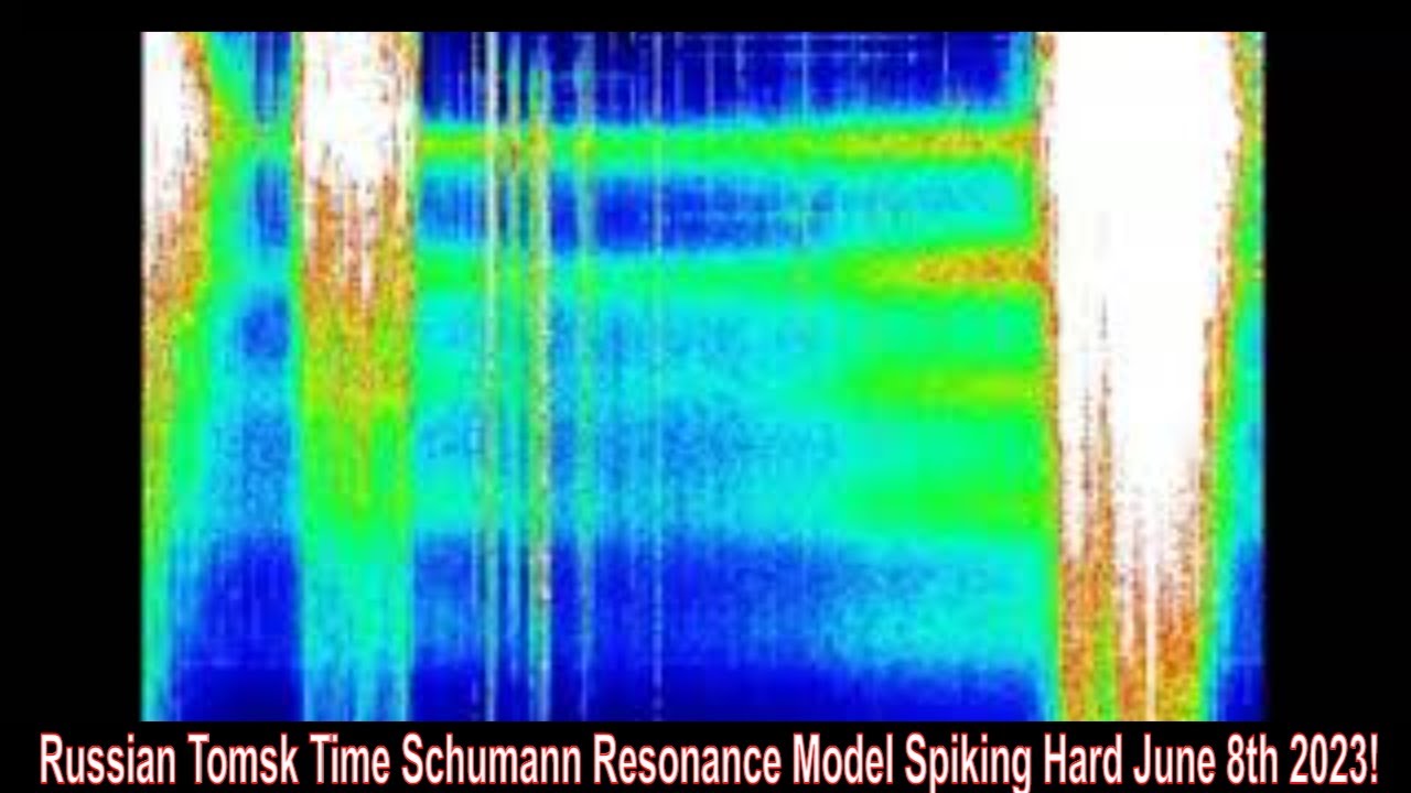 Russian Tomsk Time Schumann Resonance Model Spiking Hard June 8th 2023!
