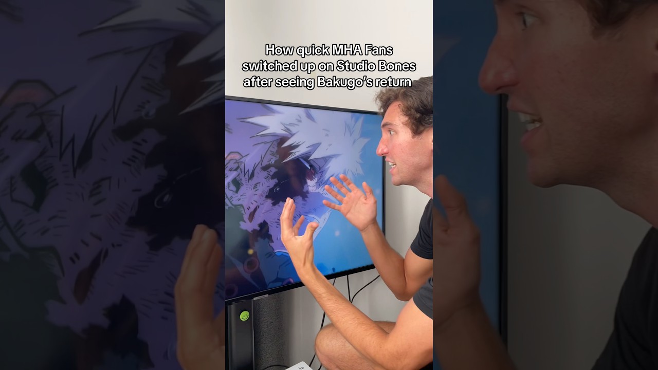 Как быстро фанаты MHA переключились на Studio Bones после возвращения Бакуго