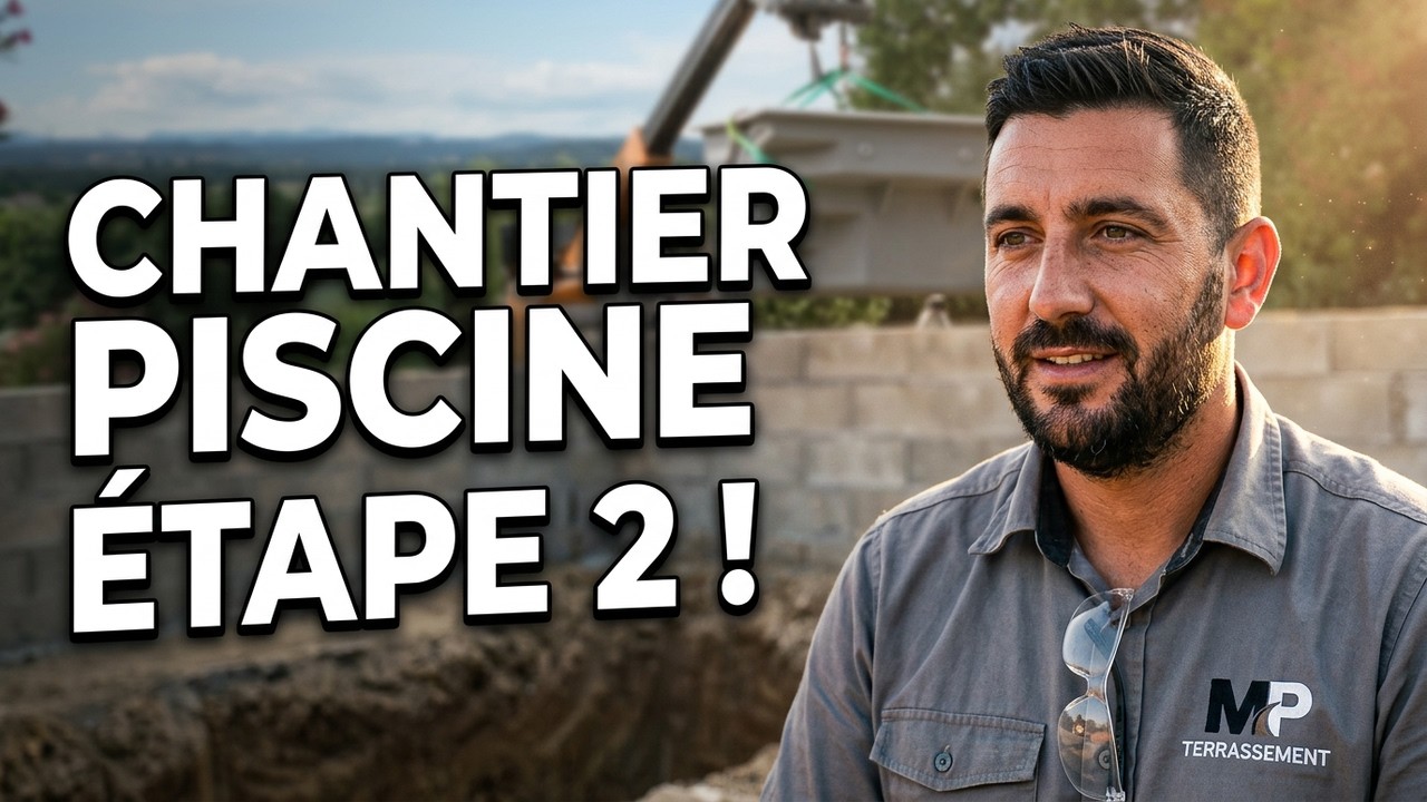 Comment construire une piscine de 10M2 dans son jardin partie 2