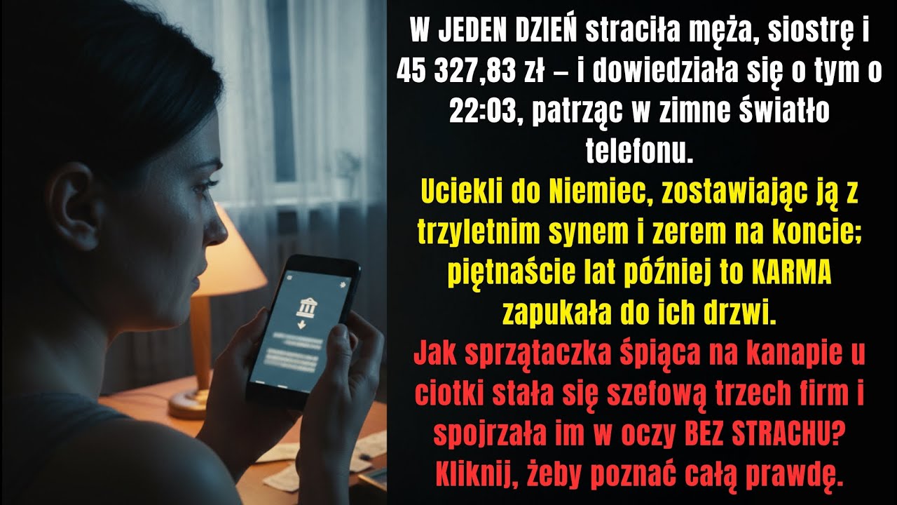 Kiedy m&oacute;j mąż uciekł z moją siostrą, zostałam bez grosza &mdash; 15 lat p&oacute;źniej karma odpłaciła mi złotem