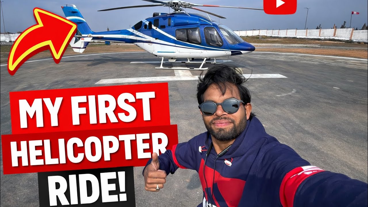 🔥 Finally Helicopter 🚁 Ride ! Orchha Se Aasman Tak 🚁 
