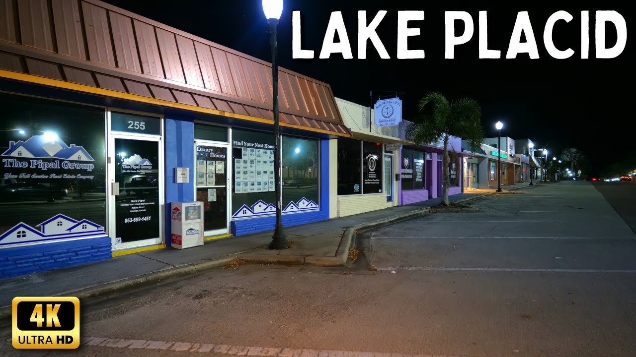 Lake Placid Florida at Night