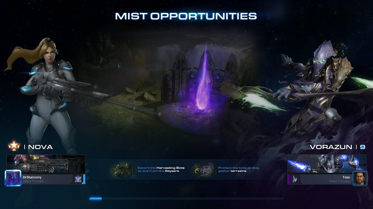 StarCraft 2 Co-Op Nova lvl 1000 Brutal+Bonus. Возможности Mist