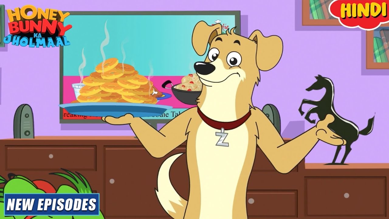 टैस्टि पेट फूड | Honey Bunny Ka Jholmaal | Cartoon For Kids | Yo Kids Comedy | S16