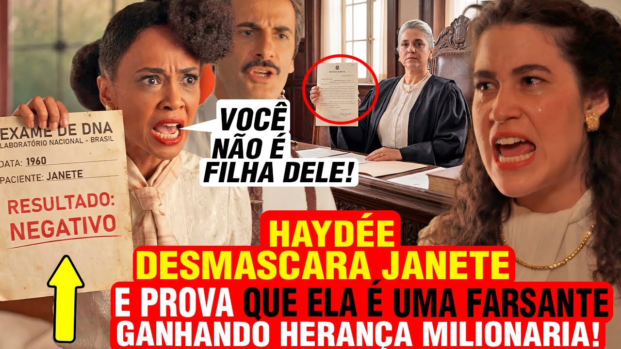 ÊTA MUNDO MELHOR- HAYDÉE DESMASCARA FALSA IRMÃ FARSANTE AO REVELAR RESULTADO DE TESTE DE DNA SECRETO
