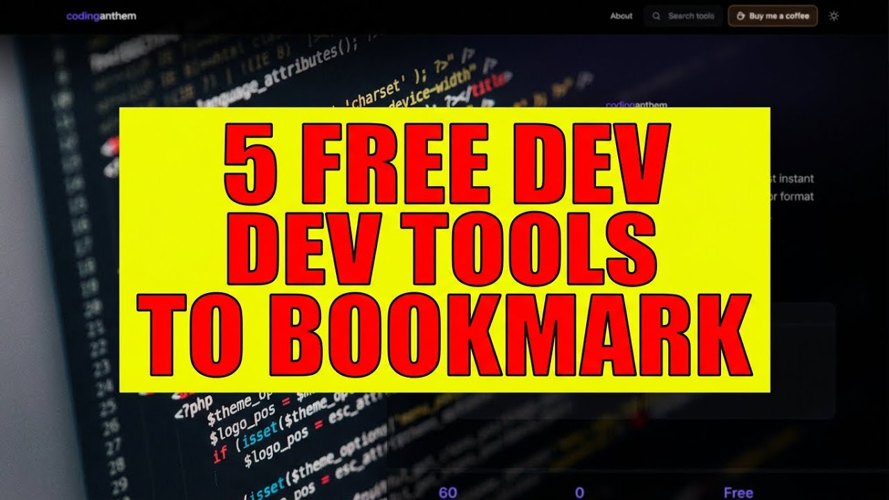 5 Free Developer Tools Every Programmer Should Bookmark (100% Free)