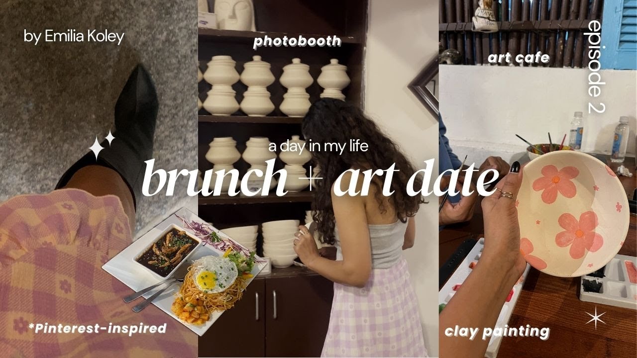 Cozy paint date🌷Bistro claytopia |🫐brunch, Pinteresty pottery + art cafe ☕+ photobooth in Bangalore