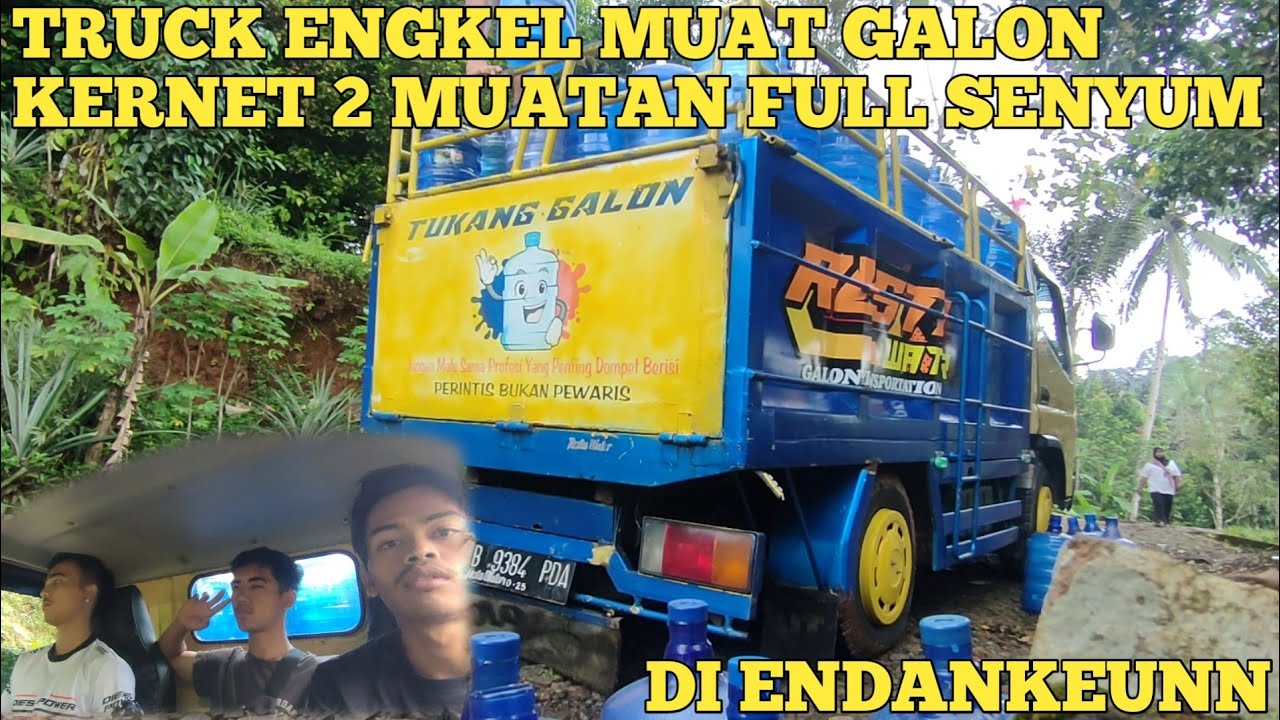 TRIP TRUCK MUATAN GALON RESTU WATER 