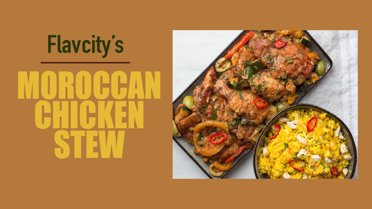 Flavcity's Moroccan Chicken Stew with Keto Cauliflower Rice