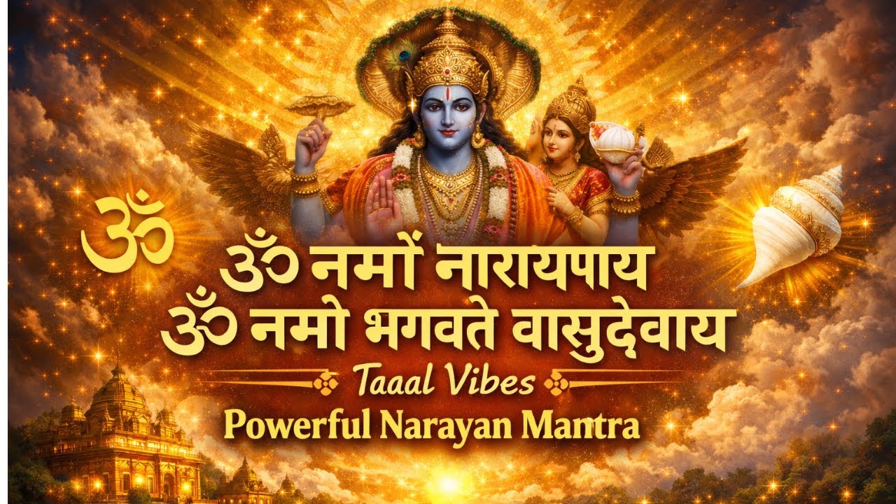 ॐ नमो नारायणाय | ॐ नमो भगवते वासुदेवाय | Taaal Vibes | Powerful Narayan Mantra
