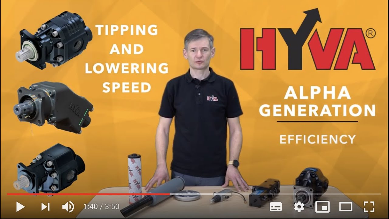 HYVA ALPHA Generation &ndash; efficiency of tipping solutions