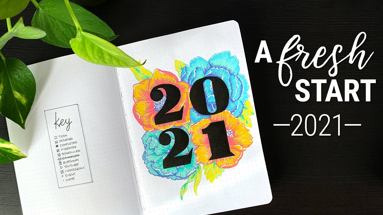 NEW BULLET JOURNAL 2021 SETUP » Plan With Me » DarkSunlight