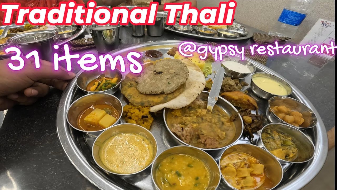 Traditional Thali in Gypsy Restaurant , Jodhpur #jodhpur #jodhpurcity #food