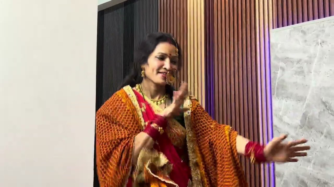 गृह प्रवेश पूजा में बहिन ने किया बहुत ही प्यारा डांस 💃 अंबे भवानी मां तेरे रूप निराला छ ❤️👌