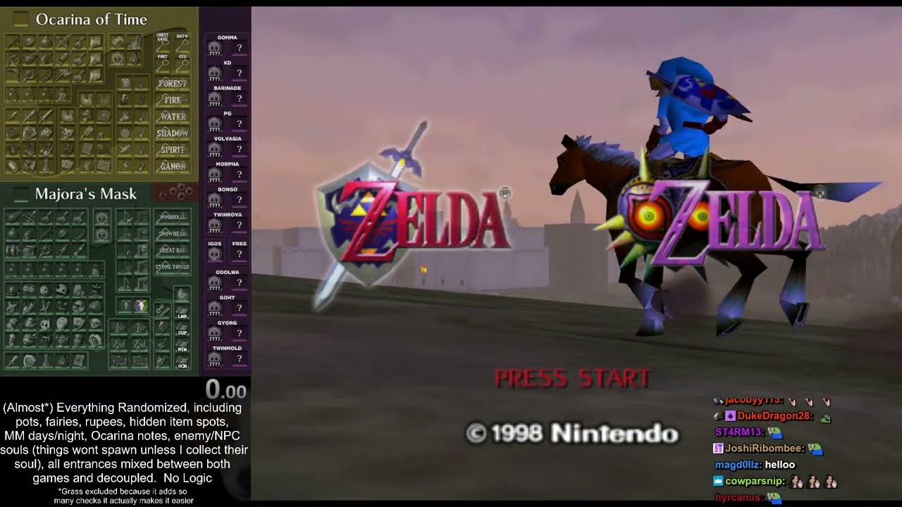 OoTMM randomizer with EVERYTHING randomized (Day 1)