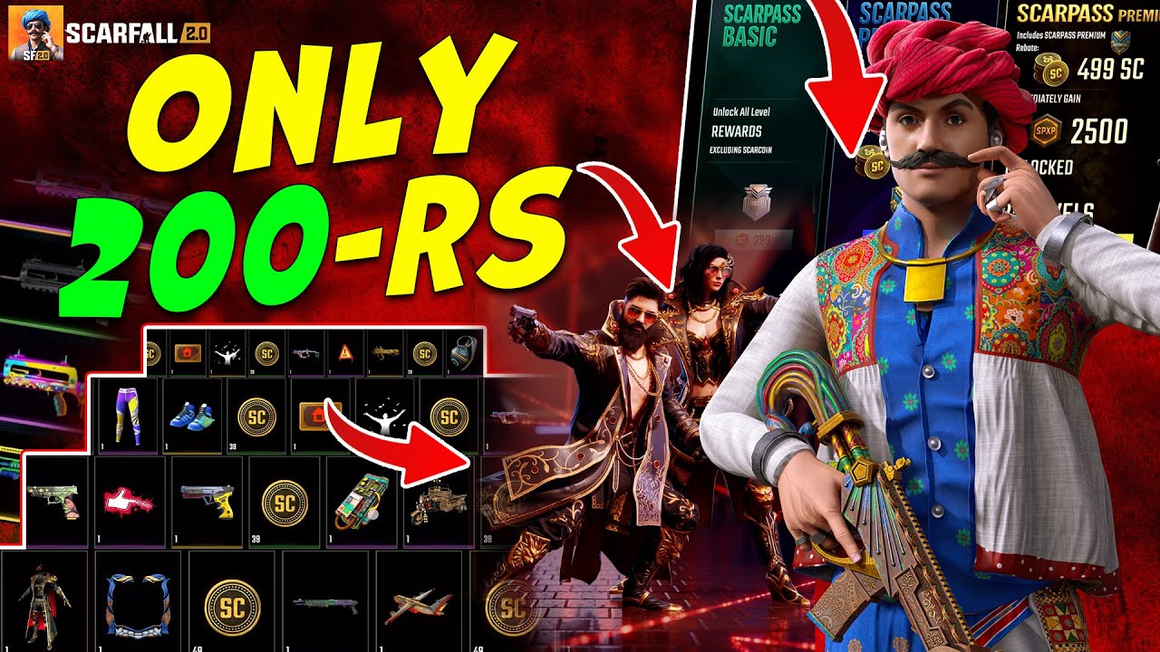 SCARPASS Season 1 | Buying Tricks | ALL REWARD Reviews | Cheapest Tricks | Scarfall 2.0