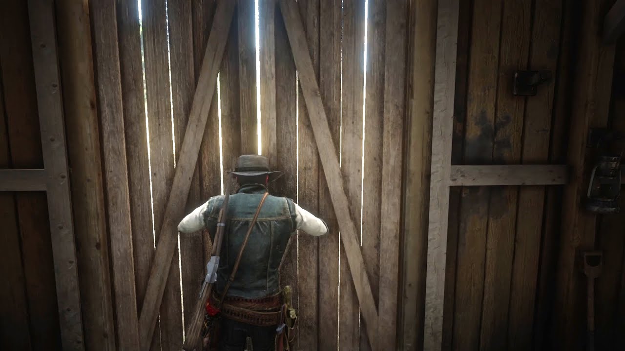 RDR2 - John Marston walking out the barn 4 years prior to his death