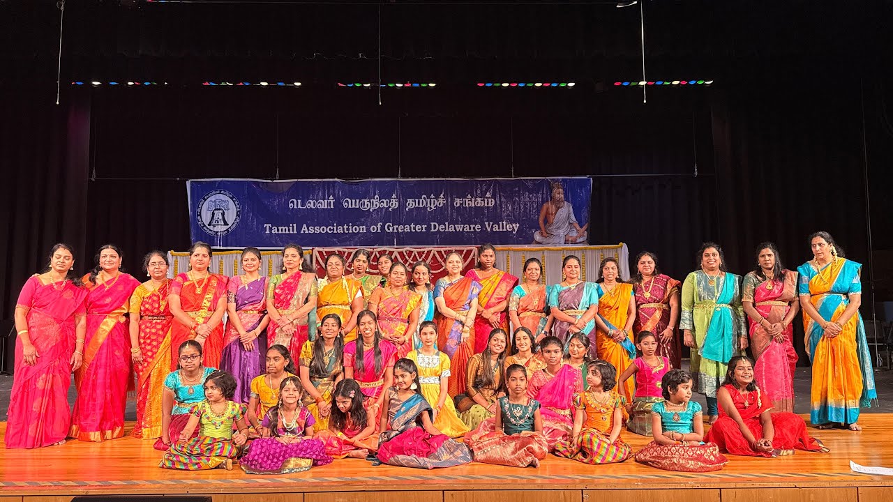 The TAGDV 2026 Pongal - Traditional Kummi by Exton Area Tamil Makkal. Choreographed by Maheswari SSK
