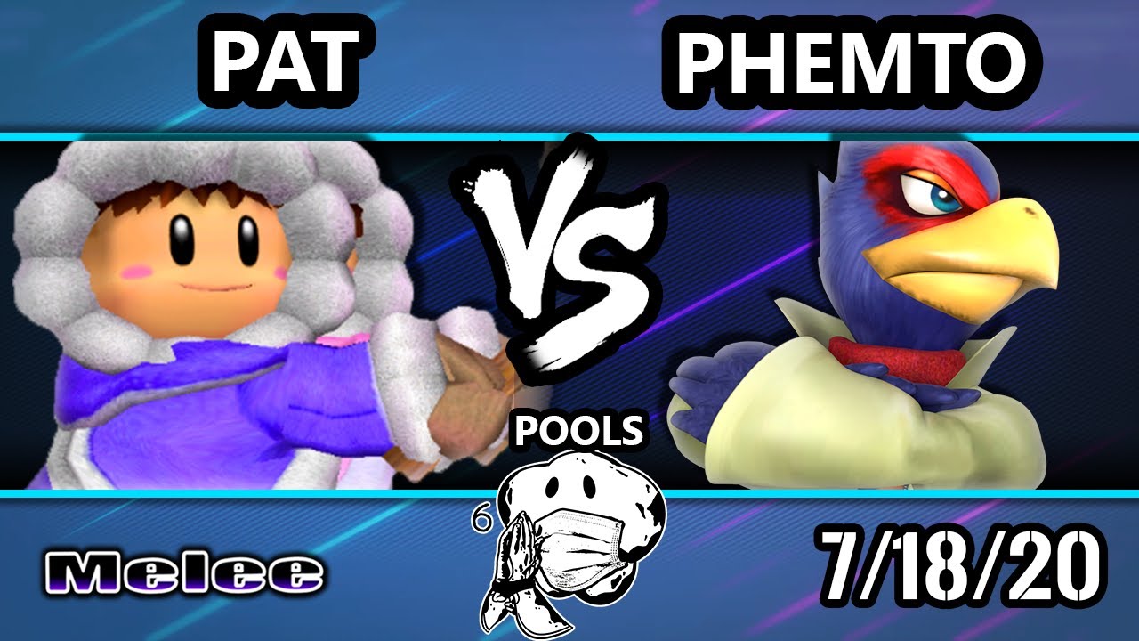 GOML 2020 SSBM - Phemto (C. Falcon) Vs. Pat (Ice Climbers) Melee Pools