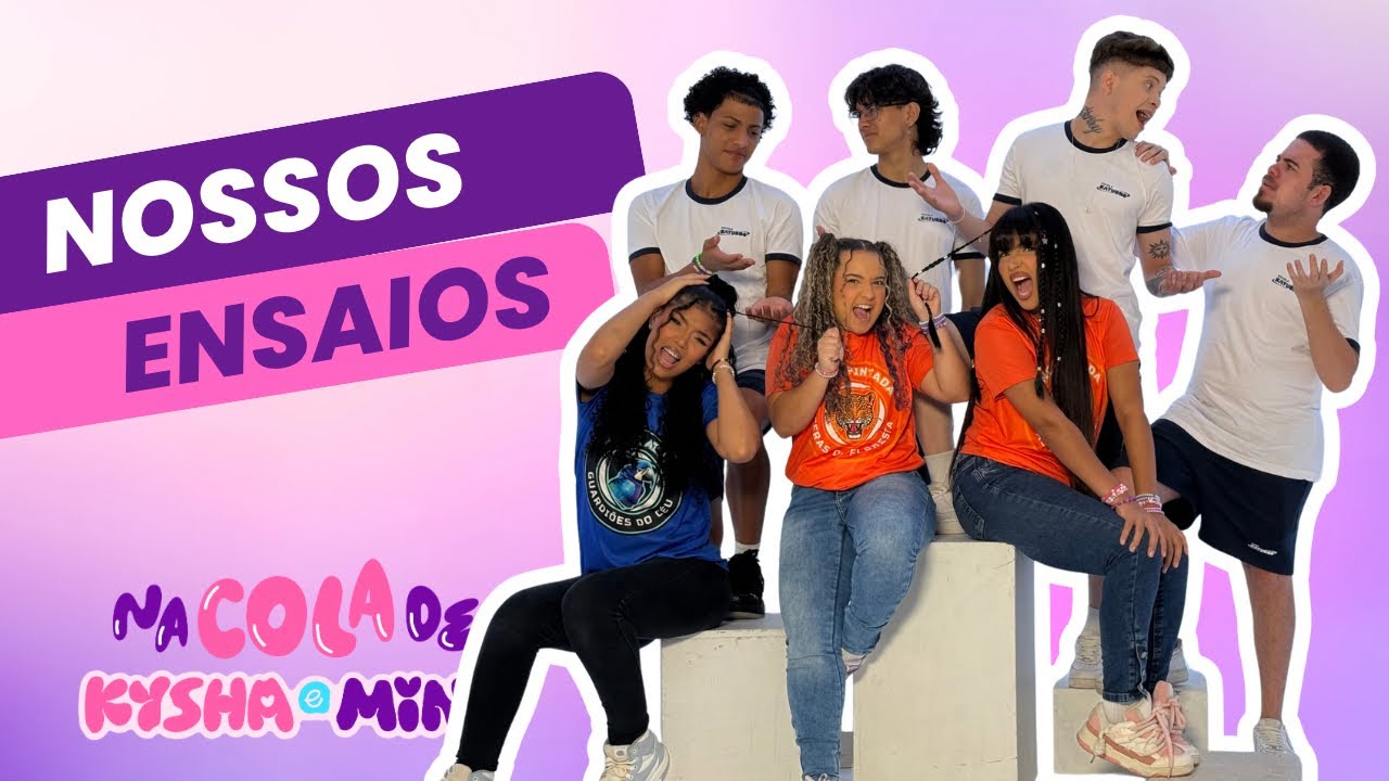 BASTIDORES: TUDO QUE ROLOU NOS ENSAIOS | Na Cola de Kysha e Mine