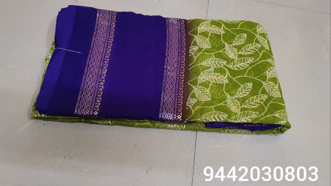 New collections / georgette sarees ♥️💥🆓 shipping Tamilnadu only 