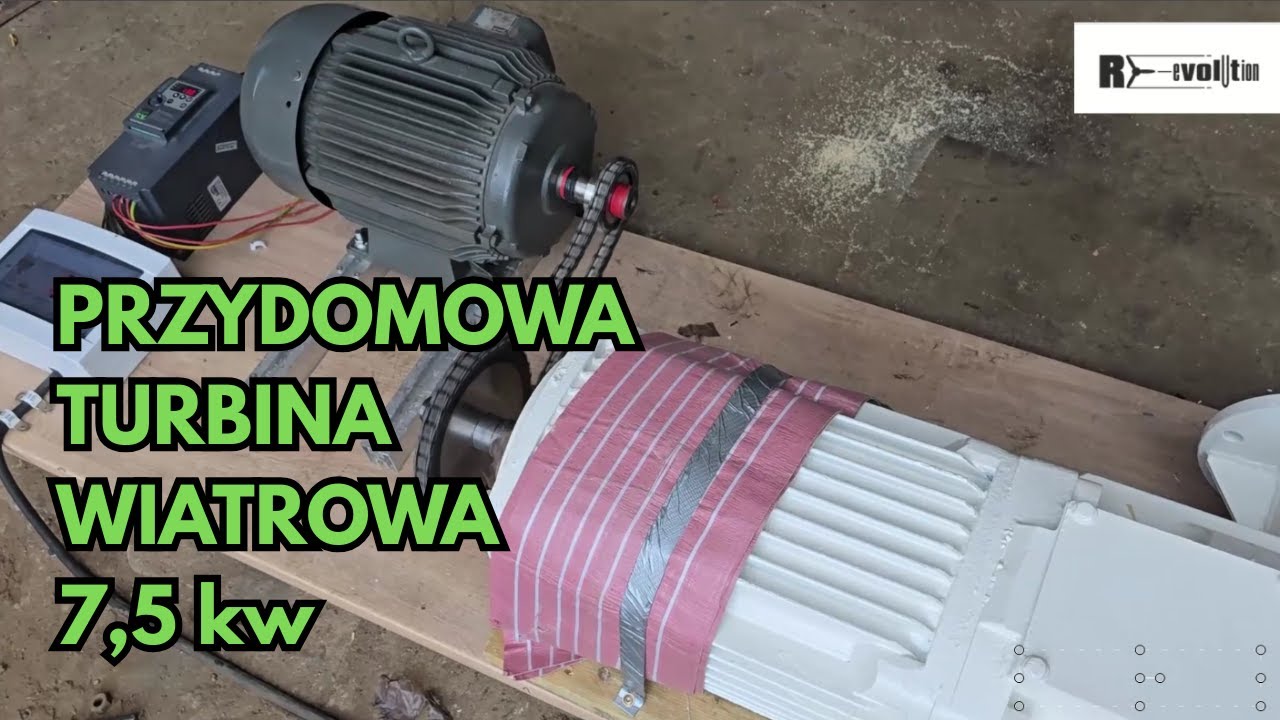Prezentacja turbiny wiatrowej 7,5 kw.  Dlaczego warto z Re-evolution?