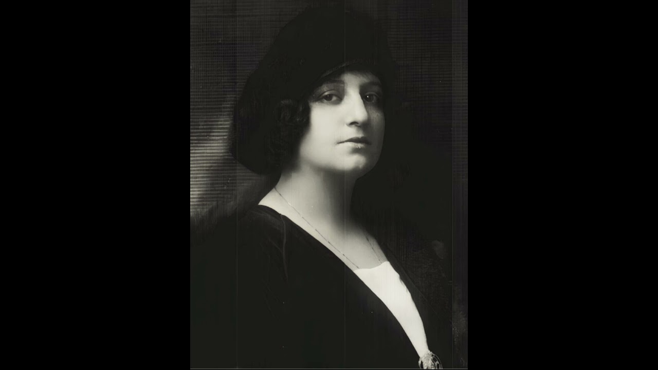Claudia Muzio 1889 - 1936 Sings chopin's Aspiration Nocturne in E flat major