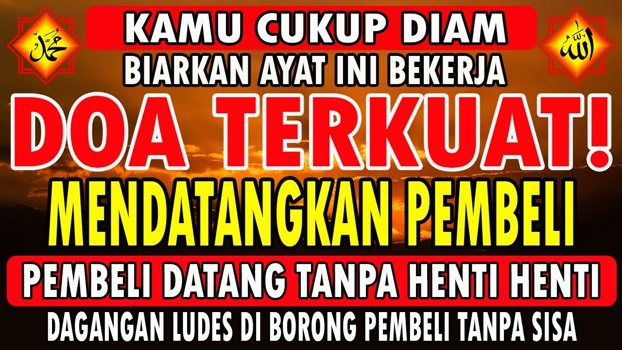 Dzikir Pelaris Jualan 🤲🤲 Doa Agar Dagangan Laris Manis & Cepat Habis
