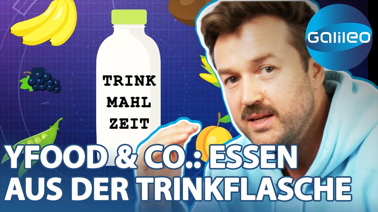 Food Detective Martin Dunkelmann klärt auf: Kann man von Trinknahrung leben? | Galileo | ProSieben