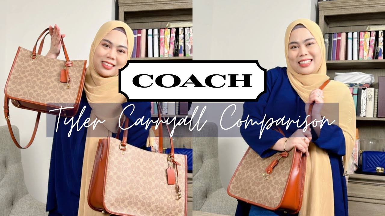 Coach Tyler Carryall Comparison between C3889 vs C2591