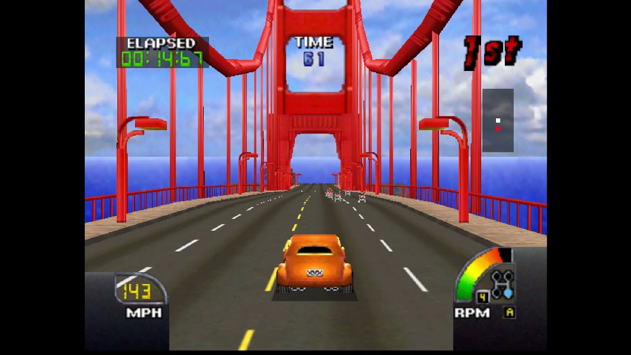 Nintendo 64 Cruis'n USA Full Playthrough All 1st Place Finishes