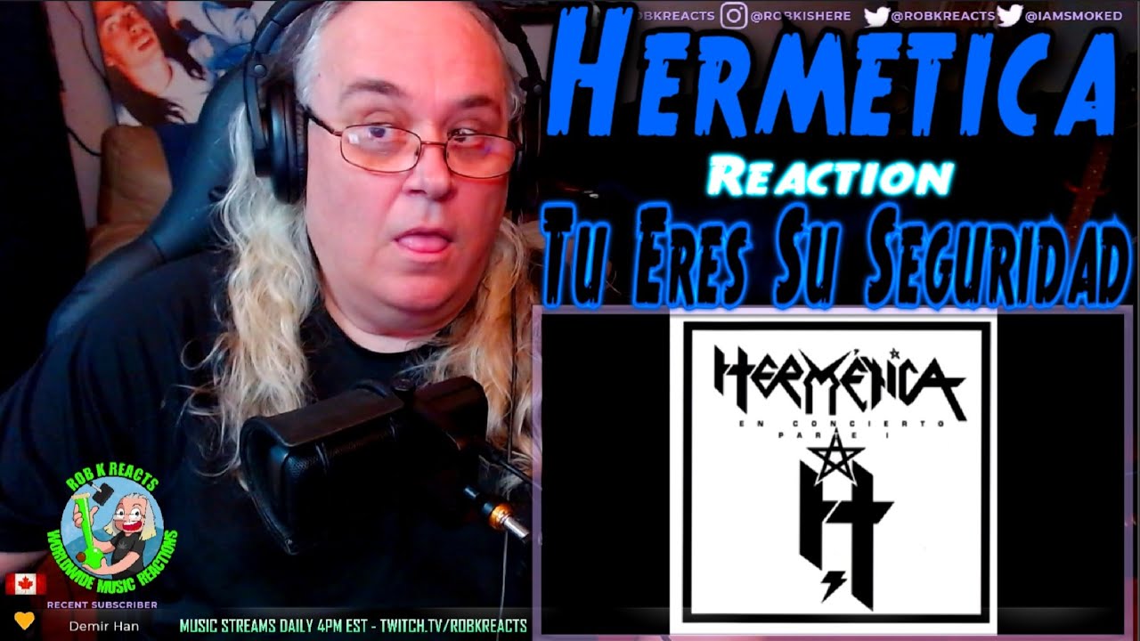 Hermetica Reaction - Tu Eres Su Seguridad - First Time Hearing - Requested