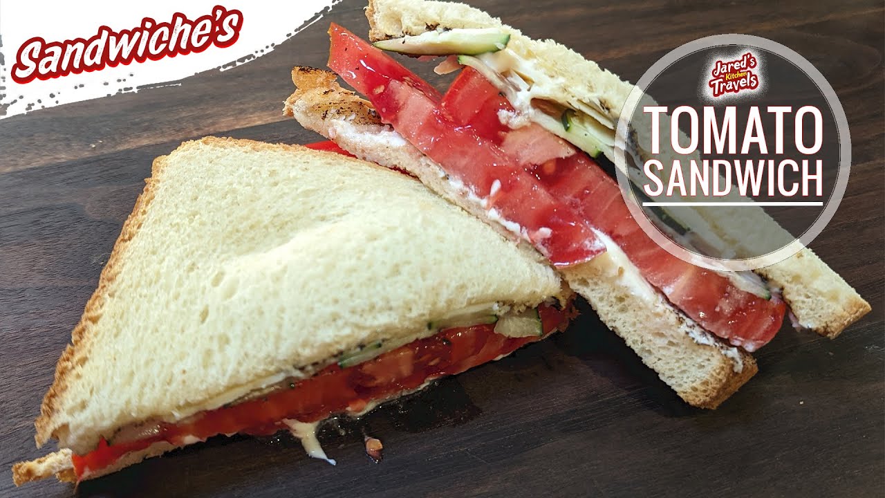 The BEST Tomato Cucumber Sandwich! - Easy & Refreshing