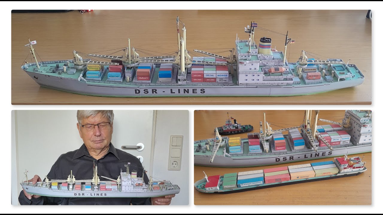 Die Karl Marx als Kartonmodell