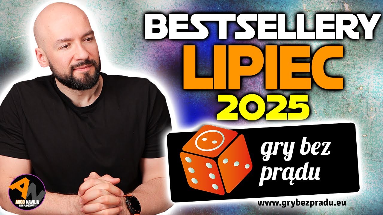 NAJCZĘŚCIEJ kupowane Gry Planszowe | Lipiec 2025