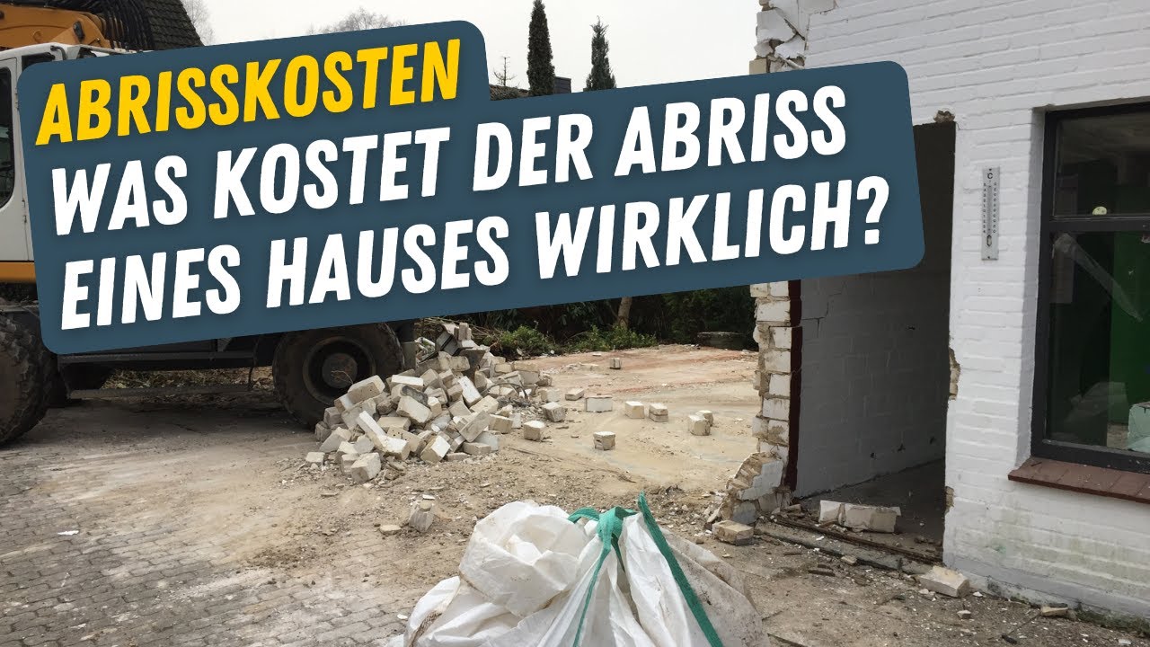 Haus Abriss Kosten - So teuer ist der Hausabriss und worauf du unbedingt achten musst