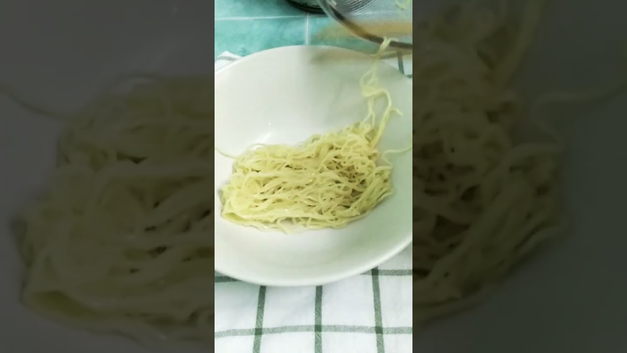 บะหมี่หวานแบบเย็น กินชื่นใจ#คลายร้อน#อร่อยง่ายๆสไตล์เล็กๆ