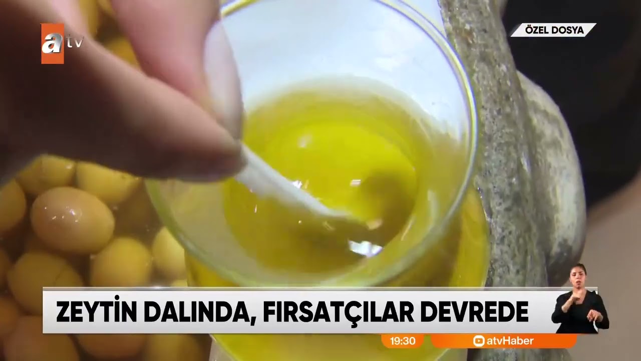 Aydın Ağaoğlu / ATV / 9 Eylül 2025 /  Zeytinyağı fiyatları neden yükseldi