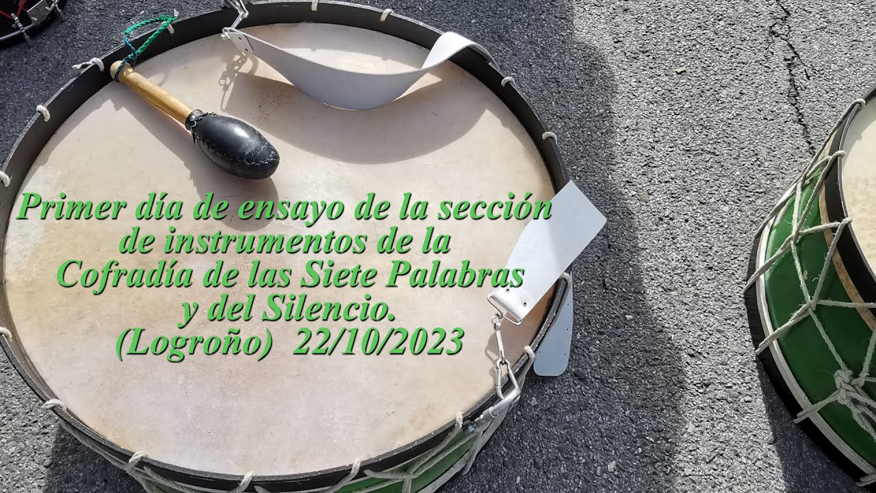 22/10/2023 primer día de ensayo de la sección de instrumentos.