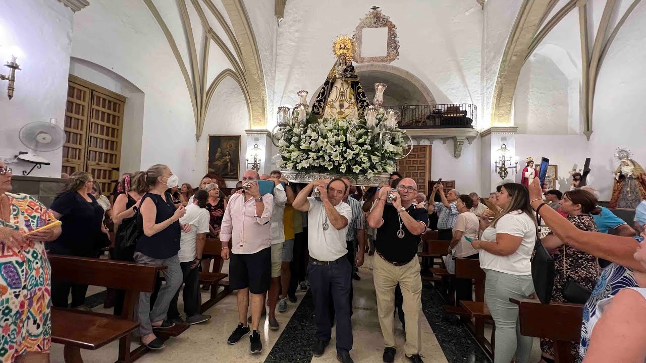 RESUMEN DEL TRASLADO DE LA VIRGEN DE CONSOLACIÓN DESDE SU SANTUARIO A LA PARROQUIA DE SANTA MARÍA