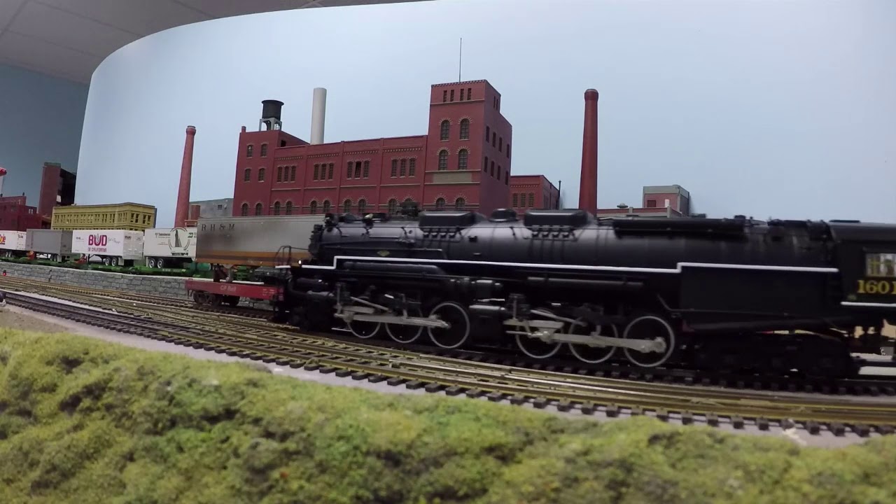 C&O 1601 MTH 2-6-6-6 Allegheny Coal Train on the Providence Northern (HD)