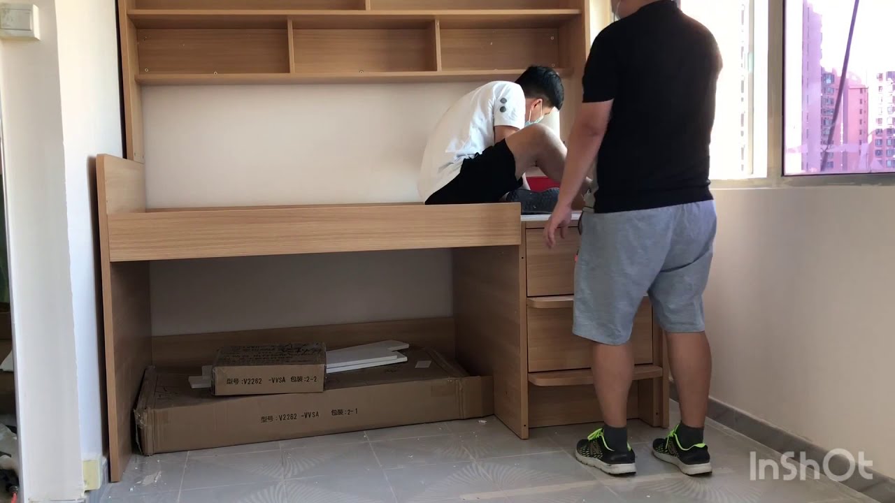 [淘寶傢私] 雙11 兒童北歐風格組合床 自行組裝 (上)