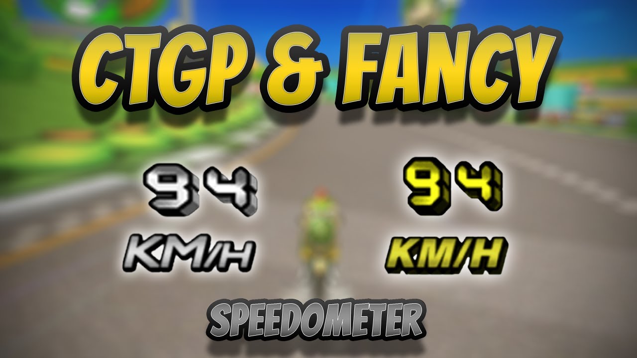 CTGP and Fancy Speedometer (Dolphin & CTGP Compatible) - Mario Kart Wii