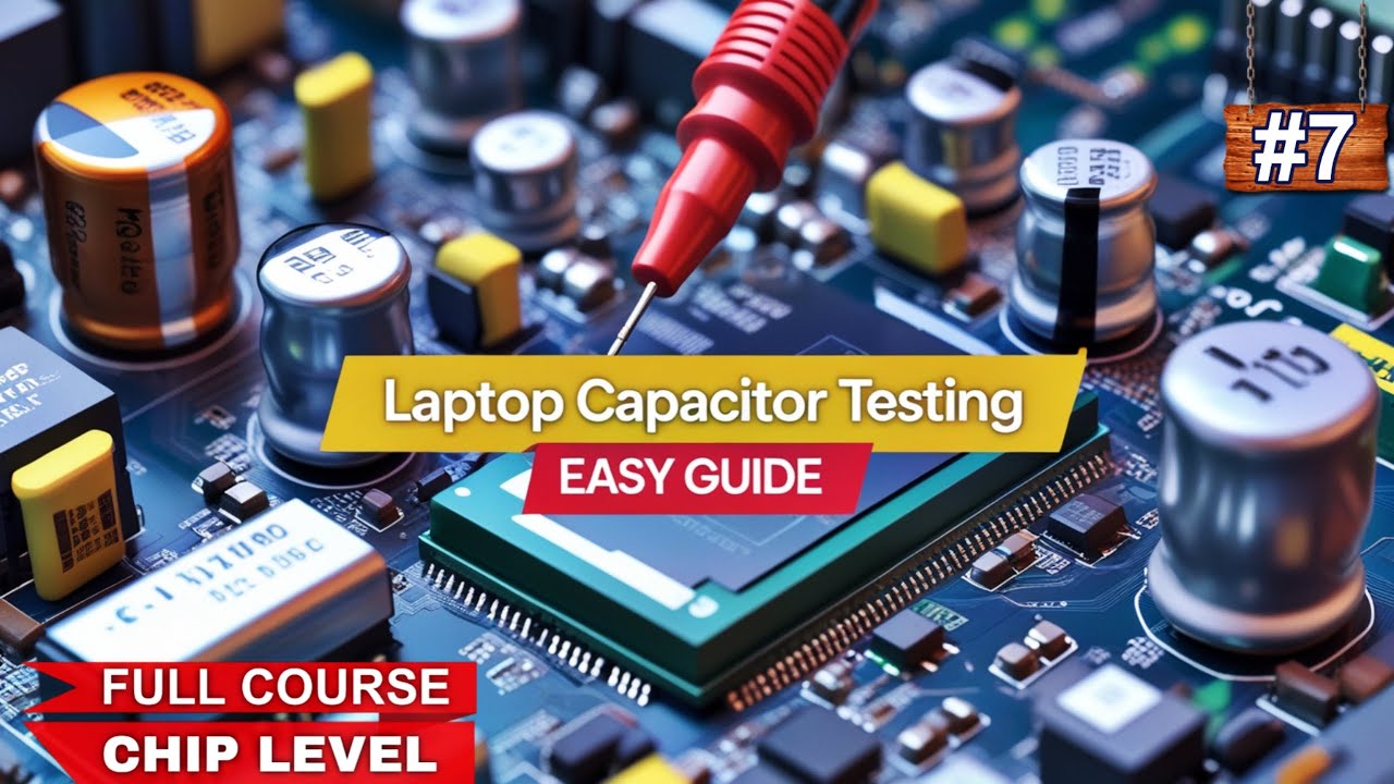 CLASS - 7 // Testing of Capacitor | Zero to Hero: 30-Day Laptop Chip Level Repair Mastery!