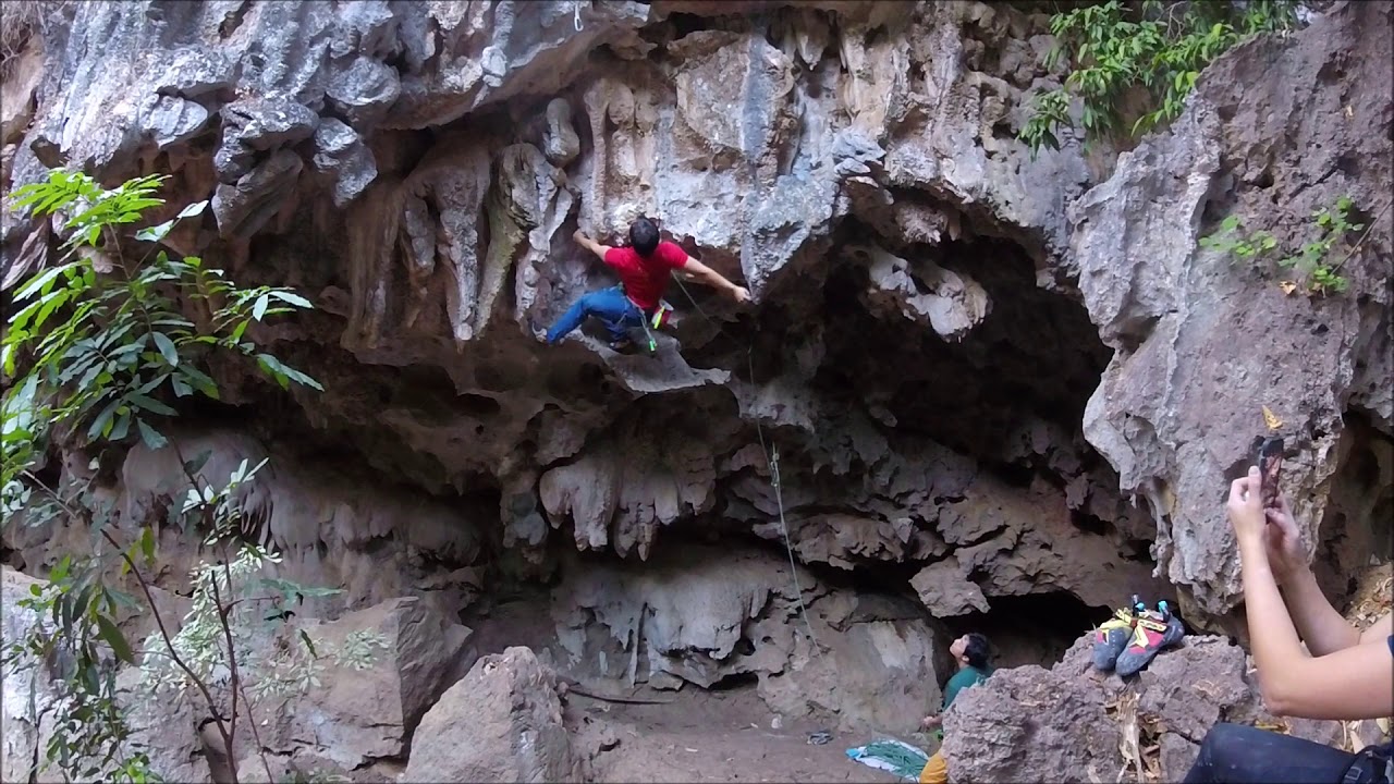 Laos Thakhek Climbing 라오스 클라이밍