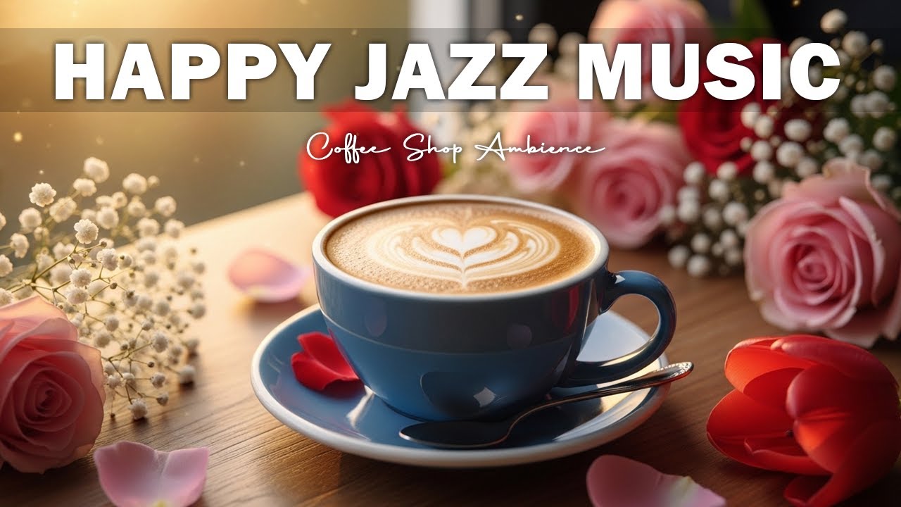 Happy Jazz Music☕Soft Coffee Jazz - Smooth & Relaxing Jazz for Work, Study & Sleep